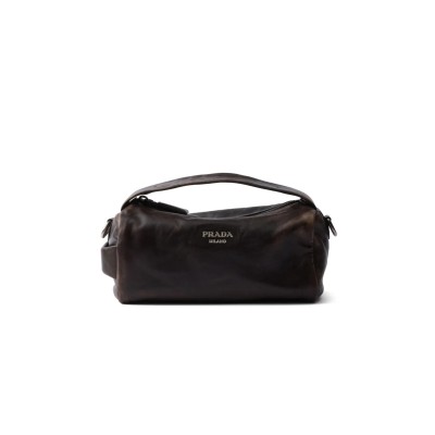PRADA NAPPA LEATHER SHOULDER BAG 2VH188 (24*11*11cm) 